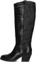 SHABBIES Hoge Laarzen Dames Juul Mid Boot Maat: 37 Materiaal: Leer Kleur: Zwart - Thumbnail 2