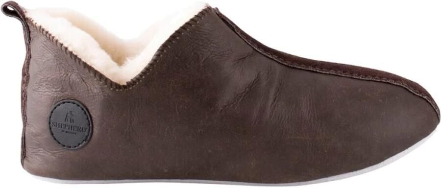 SHEPHERD OF SWEDEN Shepherd LINA~6202253~~~~~~~~~~~~~~~~~~ Dames pantoffels Bruin - Foto 2