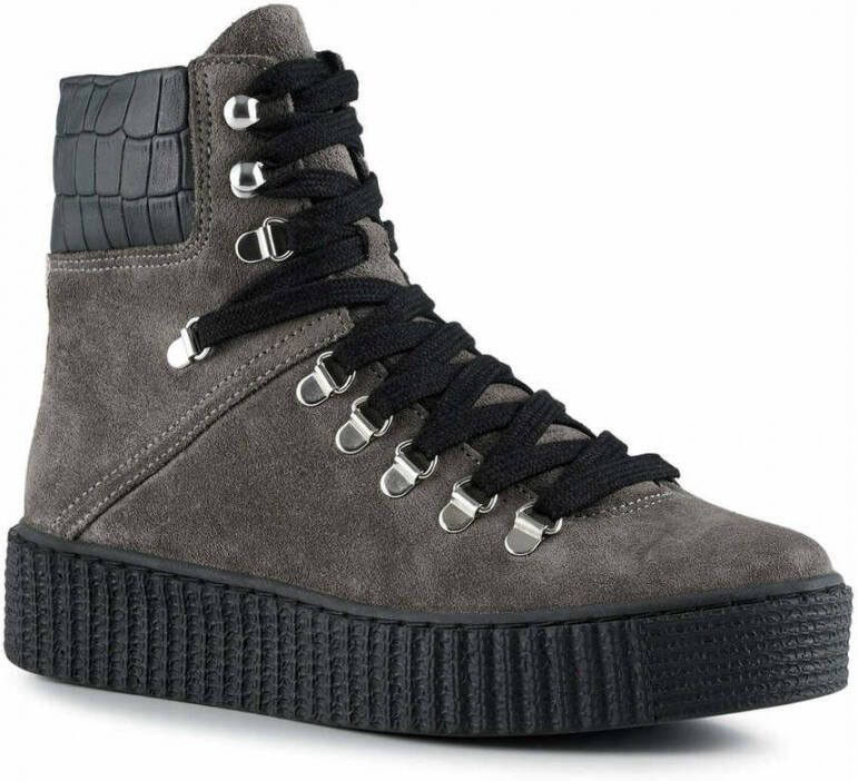 Shoe the Bear Agda boots suede Dark Grey Grijs Heren