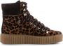 Shoe the Bear Agda boot suede Chesnut Leopard Pony Bruin Dames - Thumbnail 1