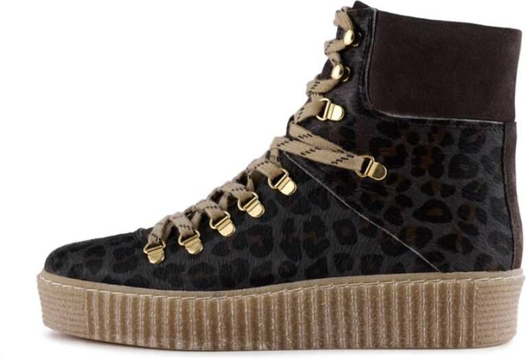 Shoe the Bear Agda Suède Veterschoen Gray Dames - Foto 3