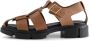 Shoe the Bear Alva Fisherman Sandal Tan Beige Dames - Thumbnail 1