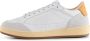 Shoe the Bear Babtiste sneaker leer WIT Oranje Multicolor Heren - Thumbnail 1