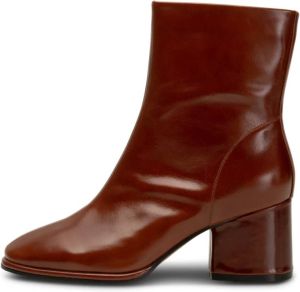 Shoe the Bear Edith Leren Ritslaars TAN Bruin Dames