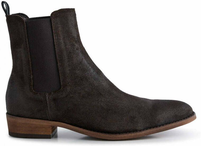 Shoe the Bear Eli chelsea boots suede Bruin Heren