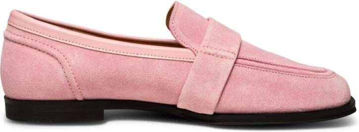 Shoe the Bear Erika Saddle Loafer in zachtroze suède Pink Dames