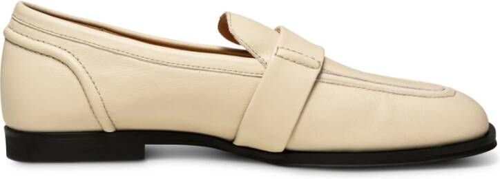 Shoe the Bear Erika Saddle Loafer van Leer Off White Dames
