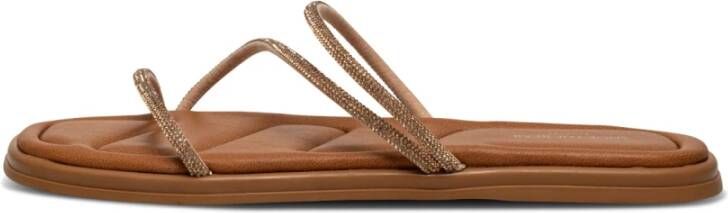 Shoe the Bear Glam Sandal Champagne Brown Dames