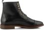 Shoe the Bear Handgemaakte Leren Veterschoenen Black Heren - Thumbnail 1