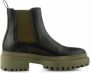 Shoe the Bear Chunky Chelsea Boot van leer Black Dames - Thumbnail 1