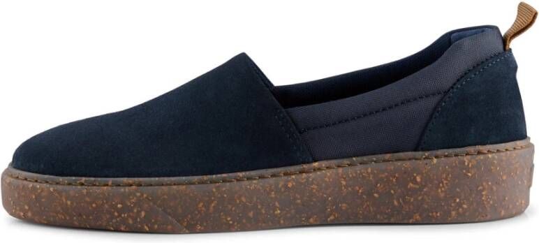 Shoe the Bear Jesper instapper suède Navy Blue Heren