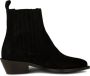 Shoe the Bear Klassieke Chelsea Suède Laars Zwart Black Dames - Thumbnail 2