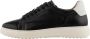 Shoe the Bear Klassieke Leren Sneaker Zwart WIT Black Heren - Thumbnail 1