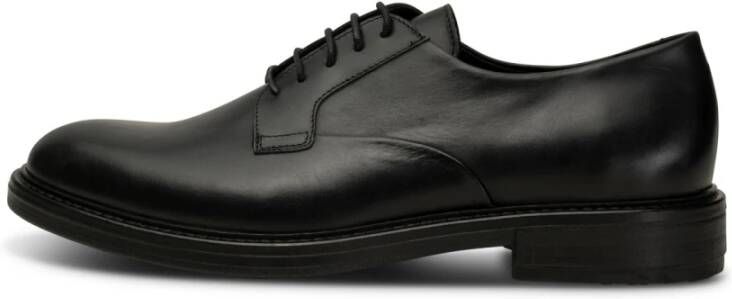 Shoe the Bear Klassieke Zwarte Leren Oxford Schoen Black Heren