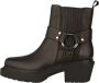 Shoe the Bear Leren Bikerlaars met Harnasdetails Black Dames - Thumbnail 2