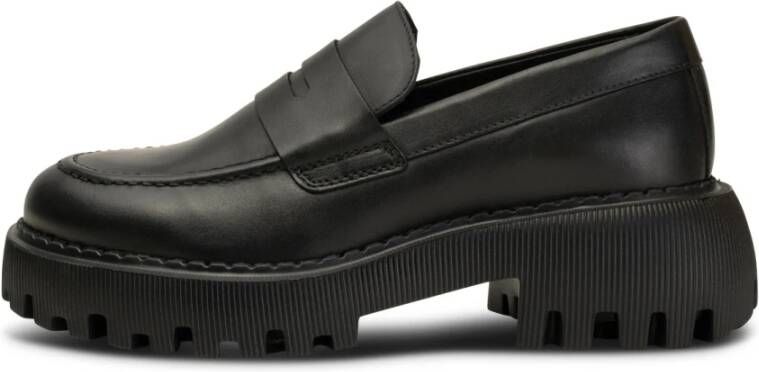 Shoe the Bear Lichtgewicht Chunky Loafers Zwart Black Dames