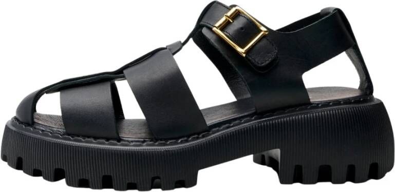 Shoe the Bear Lichtgewicht Kooi Sandalen Zwart Dames