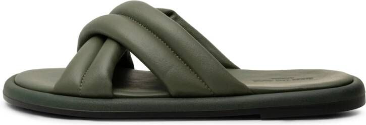 Shoe the Bear Lotta Cross Mule Sliders Algae Groen Dames