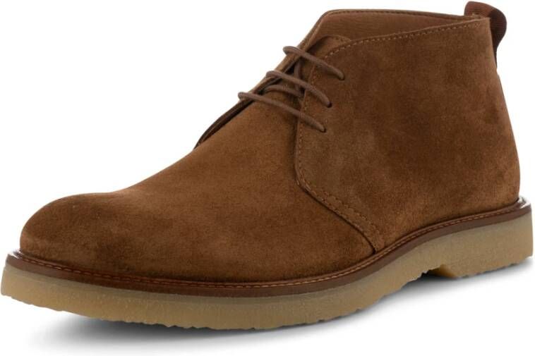 Shoe the Bear Moderne Desert Suède Laarzen Tan Bruin Heren