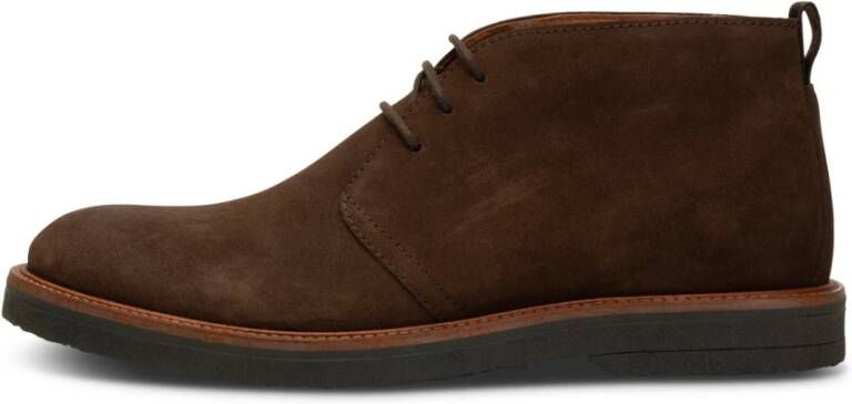 Shoe the Bear Moderne Kip Desert Boot Bruin Heren