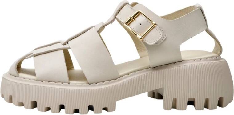 Shoe the Bear Posey Fishermann Sandalen White Dames