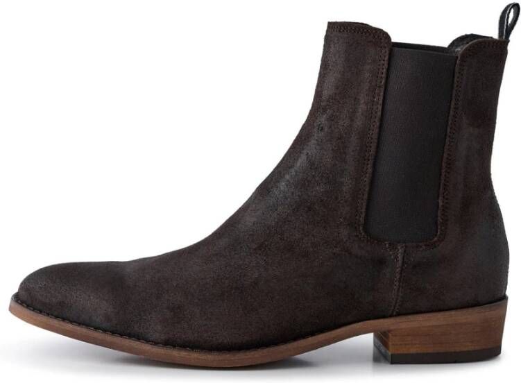 Shoe the Bear Premium Suède Chelsea Boot Brown Heren