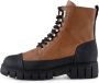 Shoe the Bear Rebel lace up boot leather Bruin Heren - Thumbnail 3
