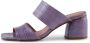 Shoe the Bear Runa muilezel leer Lavendel Croco Purple Dames - Thumbnail 3