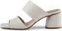 Shoe the Bear Runa muilezel leer OFF White Croco White Dames - Thumbnail 1