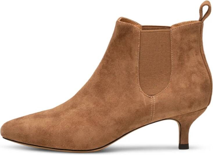 Shoe the Bear Saga Chelsea Boot Suède TAN Bruin Dames