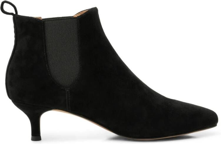 Shoe the Bear Saga Suède Chelsea Boot Zwart Dames