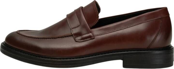 Shoe the Bear Stanley Leren Loafer Chestnut Brown Heren