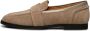 Shoe the Bear Stb-Erika Saddle Loafer Suede Taupe Beige Dames - Thumbnail 2
