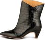 Shoe the Bear Stijlvolle Croco Leren Laars Black Dames - Thumbnail 2