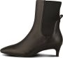 Shoe the Bear Stijlvolle leren enkellaars met elastische panelen Black Dames - Thumbnail 2