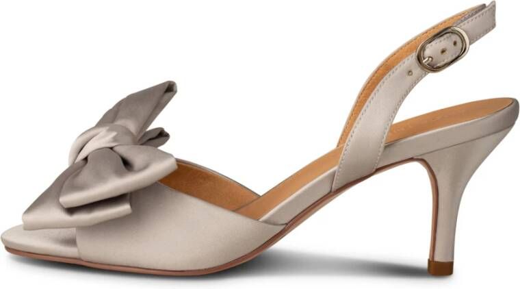 Shoe the Bear Stijlvolle Slingback Hiel met Strik Gray Dames