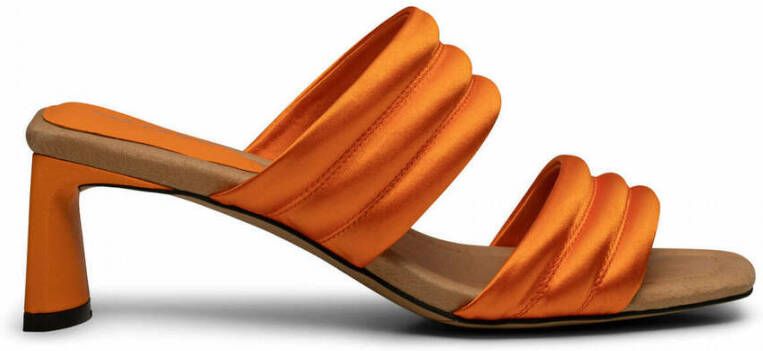 Shoe the Bear Textiele Hoge Hak Sandalen Sylvi Orange Dames