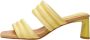 Shoe the Bear Sylvi Satijnen Hoge Hak Sandalen Yellow Dames - Thumbnail 9