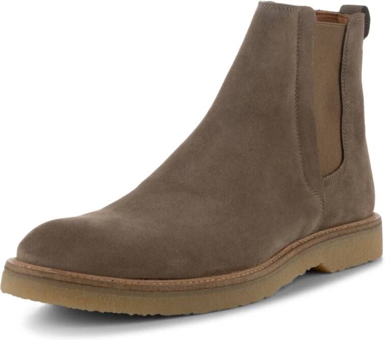 Shoe the Bear Taupe Suede Kip Chelsea Boots Beige Heren