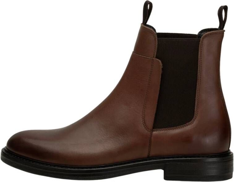 Shoe the Bear Tijdloze Leren Chelsea Boot Bruin Brown Heren