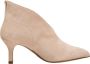 Shoe the Bear Valentijns Suède Enkellaarzen Beige Dames - Thumbnail 1