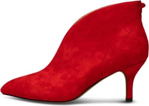 Shoe the Bear Valentine Heel Suède Laarzen Fire Red Rood Dames
