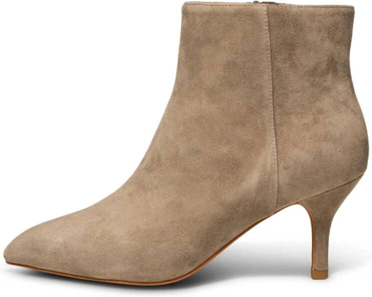 Shoe the Bear Vega Suède Haklaars Taupe Beige Dames