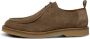 Shoe the Bear Waterafstotende Suede Wallabee Schoenen Brown Heren - Thumbnail 1