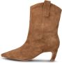 Shoe the Bear Wilde Western-geïnspireerde Suède Laarzen Brown Dames - Thumbnail 2