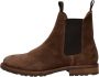 Shoe the Bear York chelsea boot suede Choc Brown Bruin Heren - Thumbnail 1