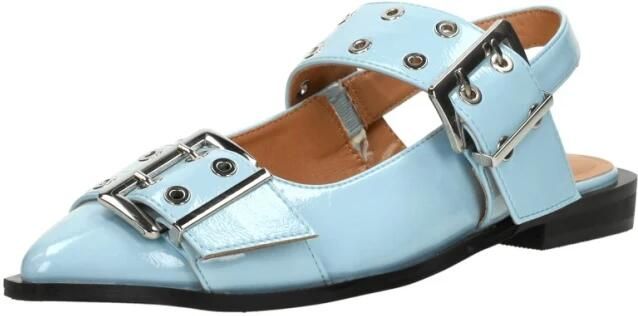 Shoecolate Slingbacks Licht blauw - Foto 3