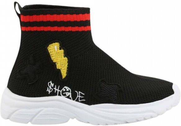 Shone Schoenen Sportschoenen 1601-005-NAVY-YELLOW Kinderen navy yellow - Foto 3