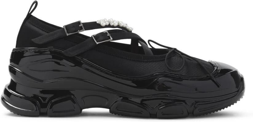 Simone Rocha Classic Criss Cross Tracker Ballerina