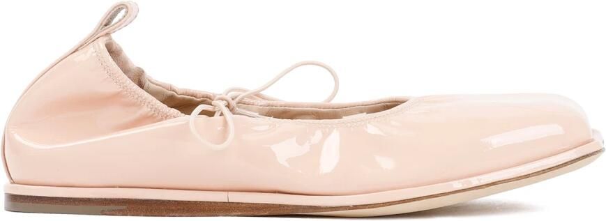 Simone Rocha Heart Toe Lace-Up Ballerina